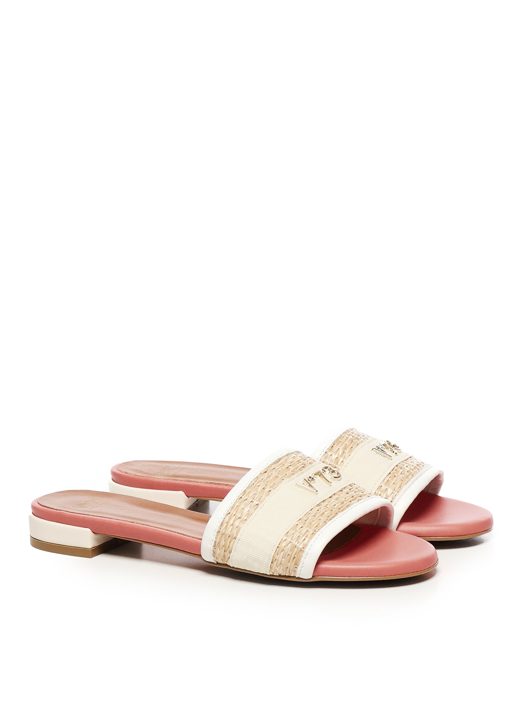 V° 73 Sandals Beige Cotton