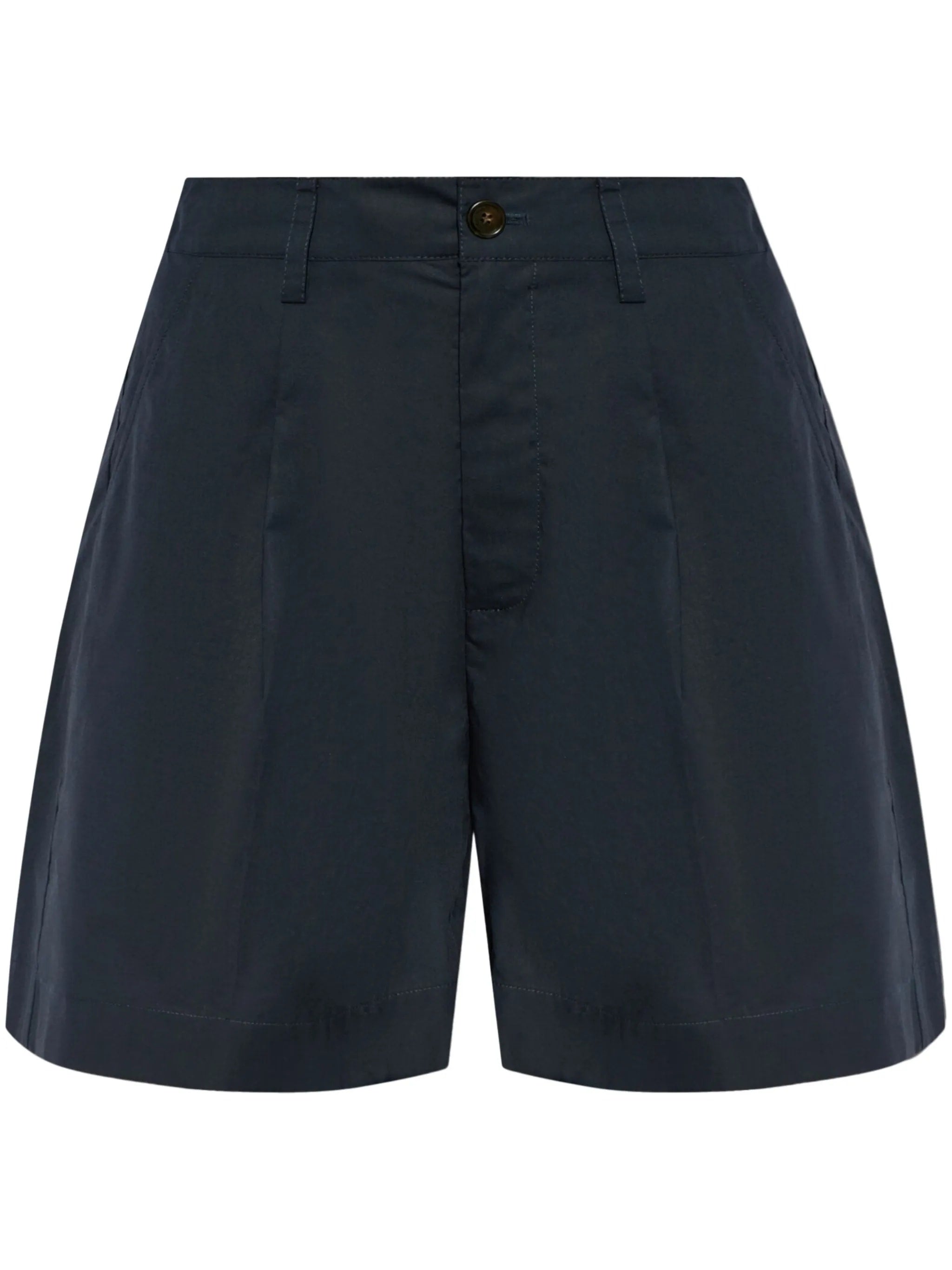 Poplin Short Blue