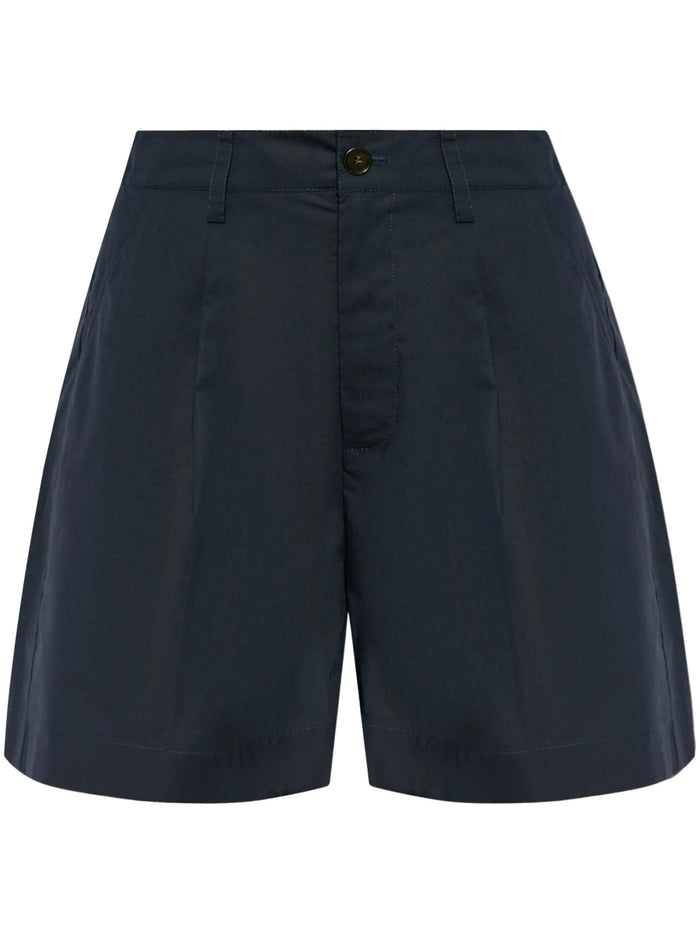 Poplin Short Blue