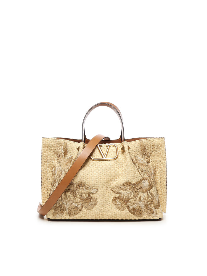 Valentino Garavani Bags Beige Raffia