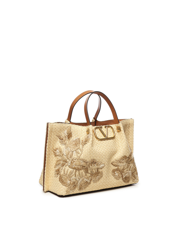 Valentino Garavani Bags Beige Raffia