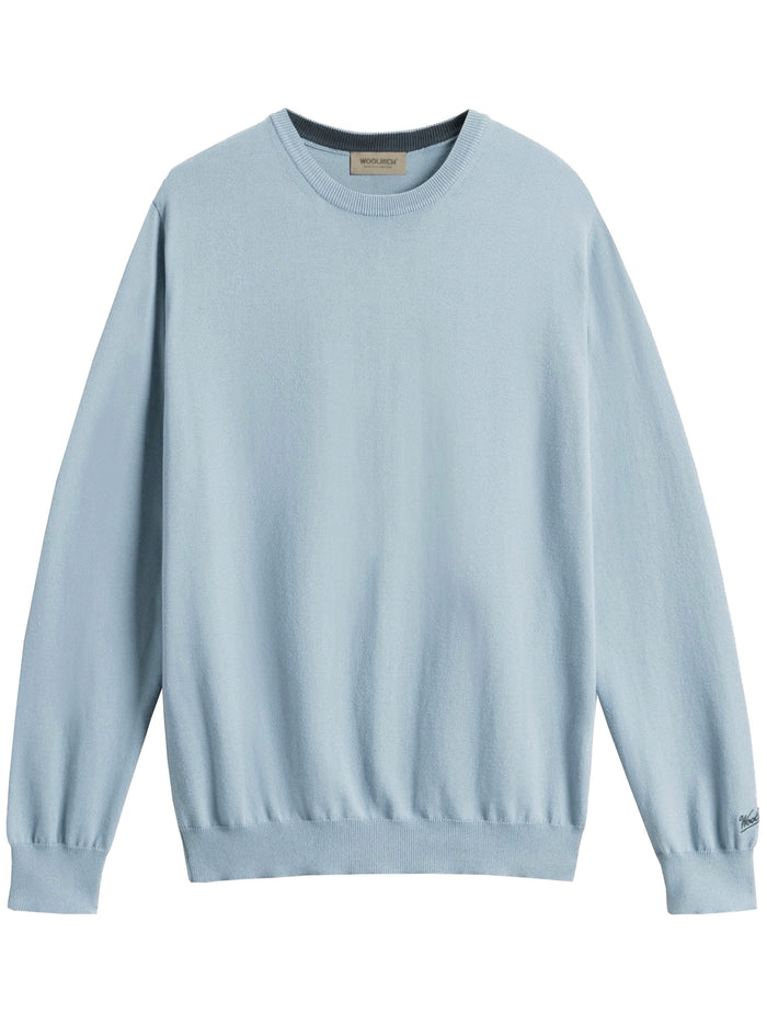 Logo Cotton Crewneck Flask Maglia