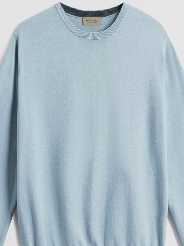 Logo Cotton Crewneck Flask Maglia