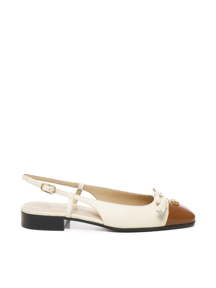 Valentino Garavani Flat Shoes Butter,tobacco Kidskin