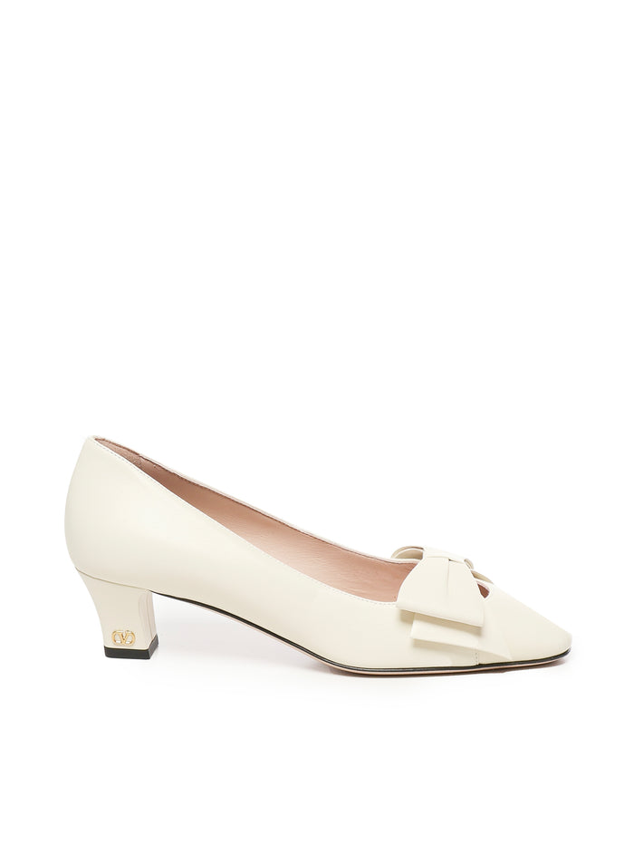 Valentino Garavani With Heel White Kidskin