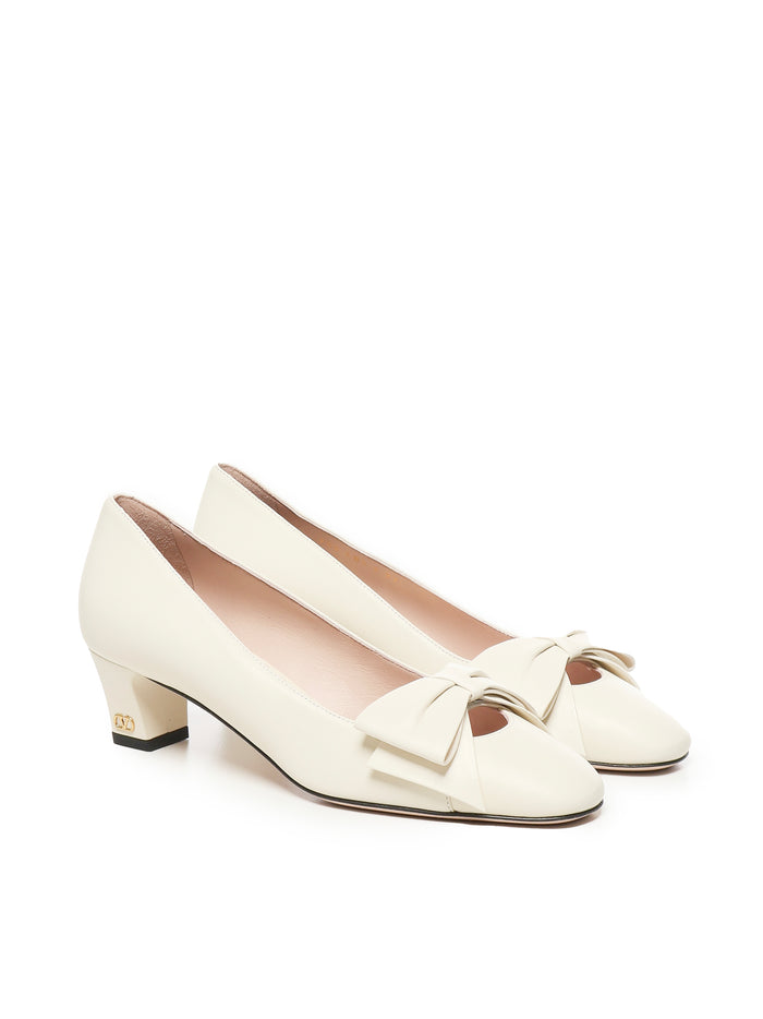 Valentino Garavani With Heel White Kidskin