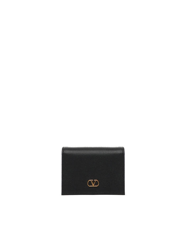 Valentino Garavani Wallets Black Calfskin