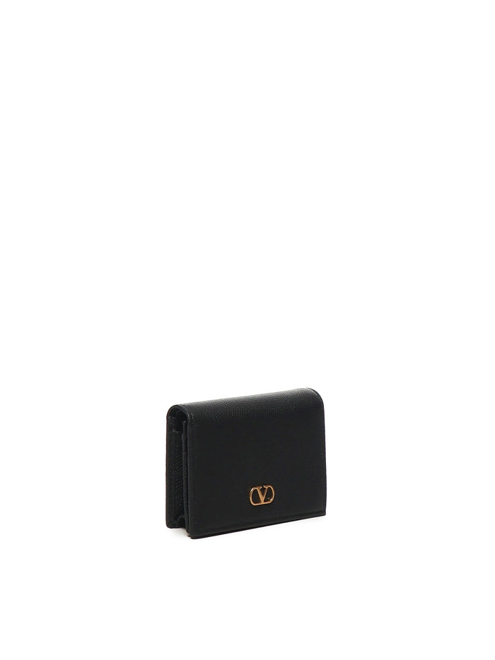 Valentino Garavani Wallets Black Calfskin