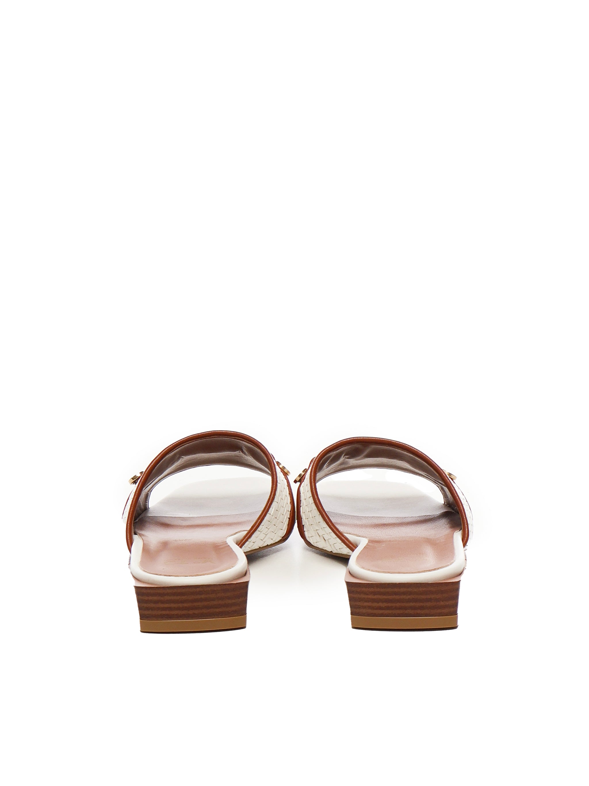 V° 73 Sandals Off White/camel Polyurethane