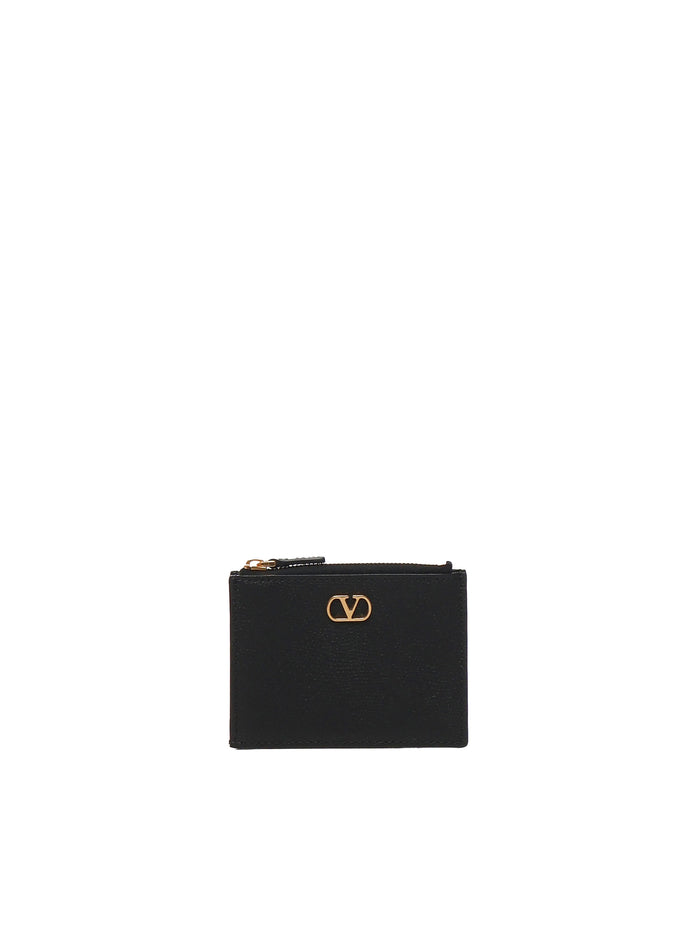 Valentino Garavani Wallets Black Calfskin