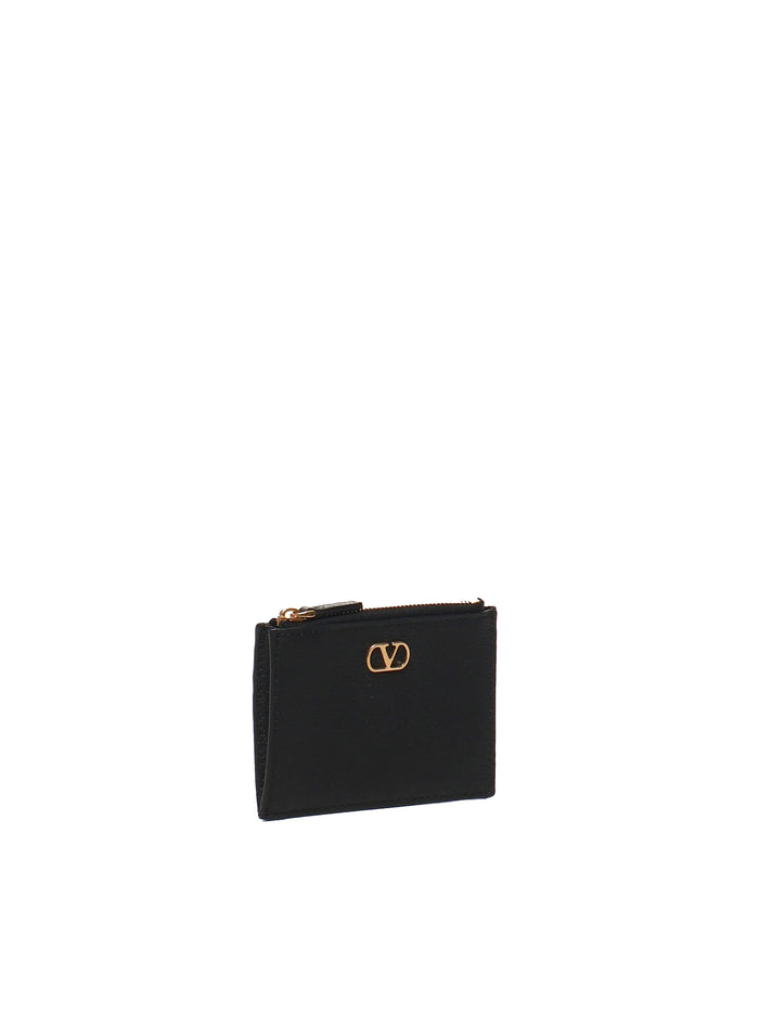 Valentino Garavani Wallets Black Calfskin