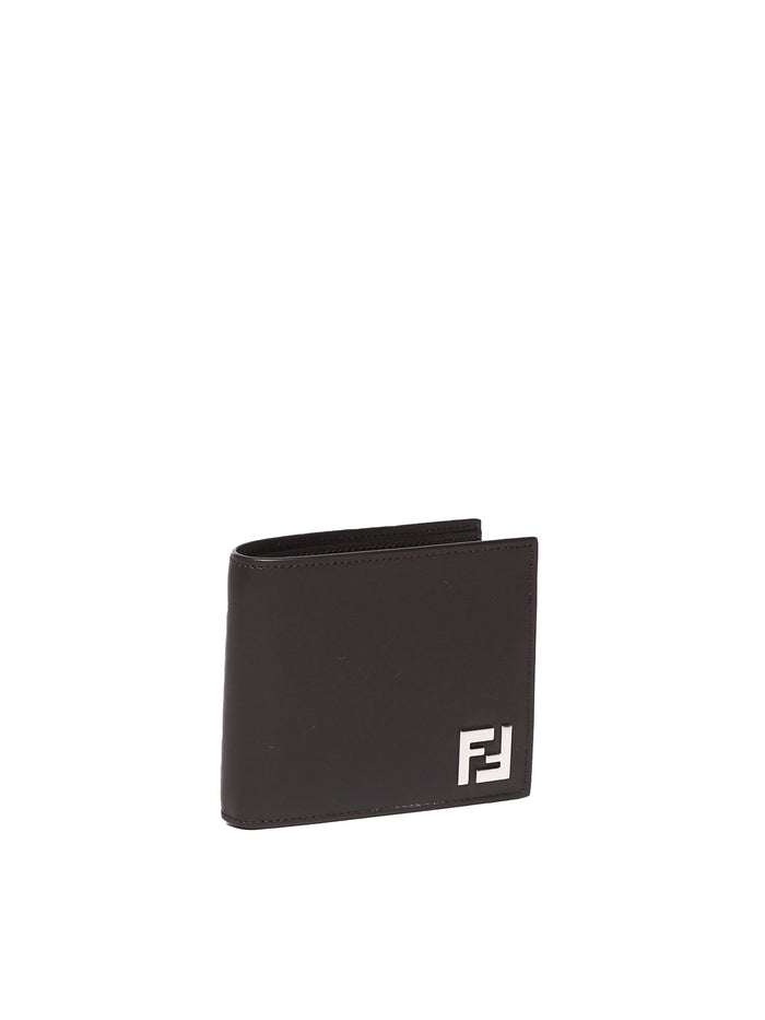 Fendi Wallets Ebony Calfskin