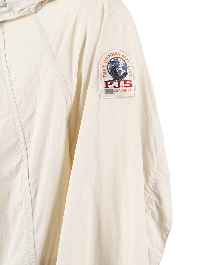 ITOHA - WOMAN HOODED JACKET White Polyamide Lining Polyester Short Puffer