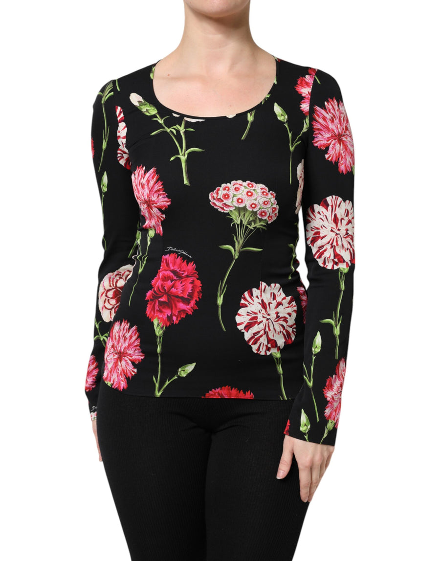 Dolce & Gabbana 92% Silk blouse in black