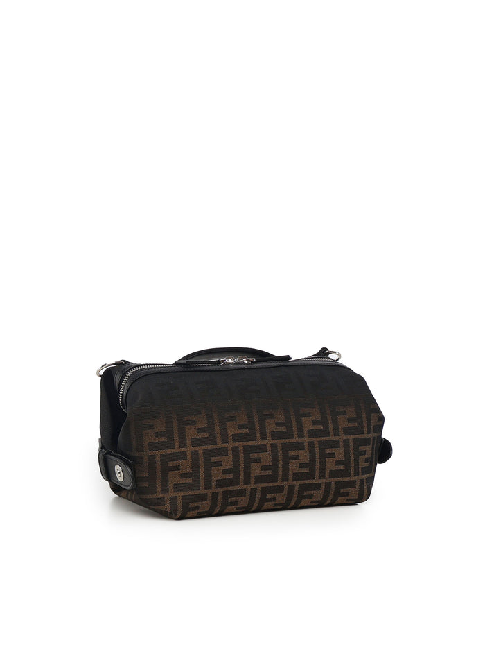 Fendi Suitcases Ebony Canvas/calfskin