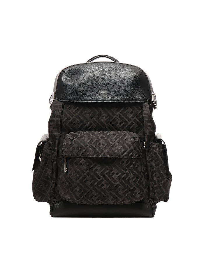 Fendi Bags Black/grey Canvas/calfskin