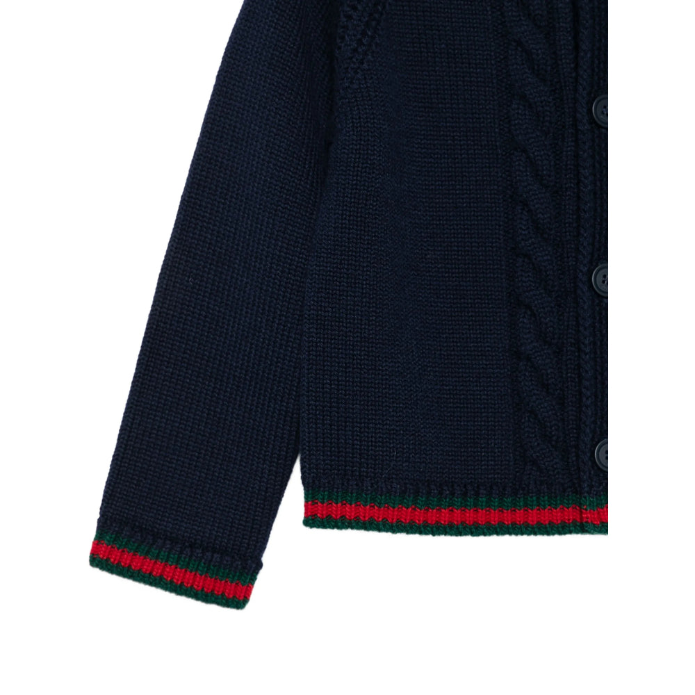 Sweater Gucci Blue Wool: 100