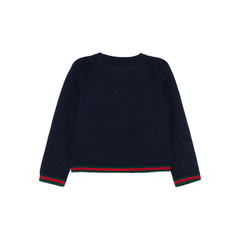 Sweater Gucci Blue Wool: 100