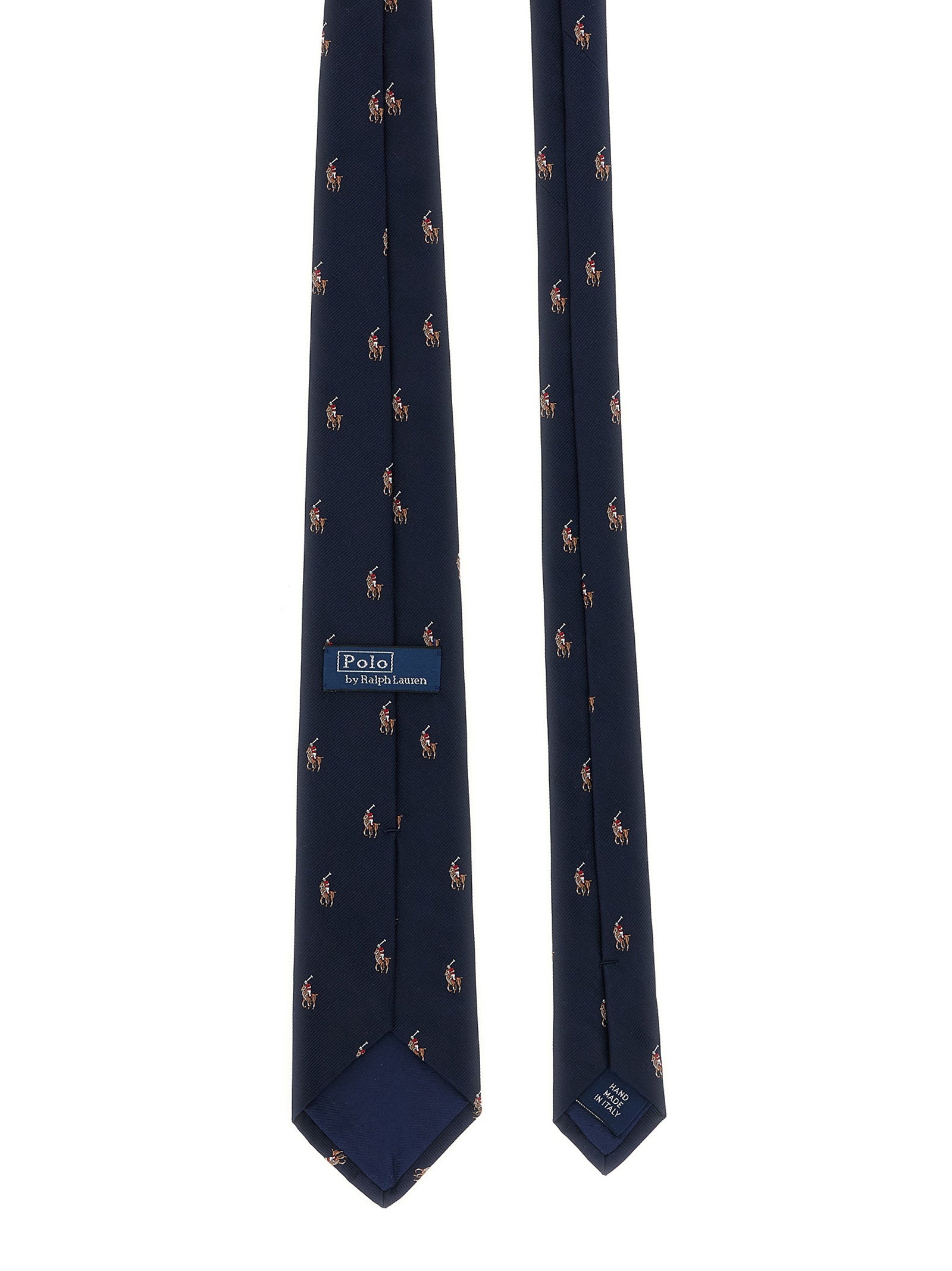 Pony Polo Tie Blue Silk Ties, Papillon