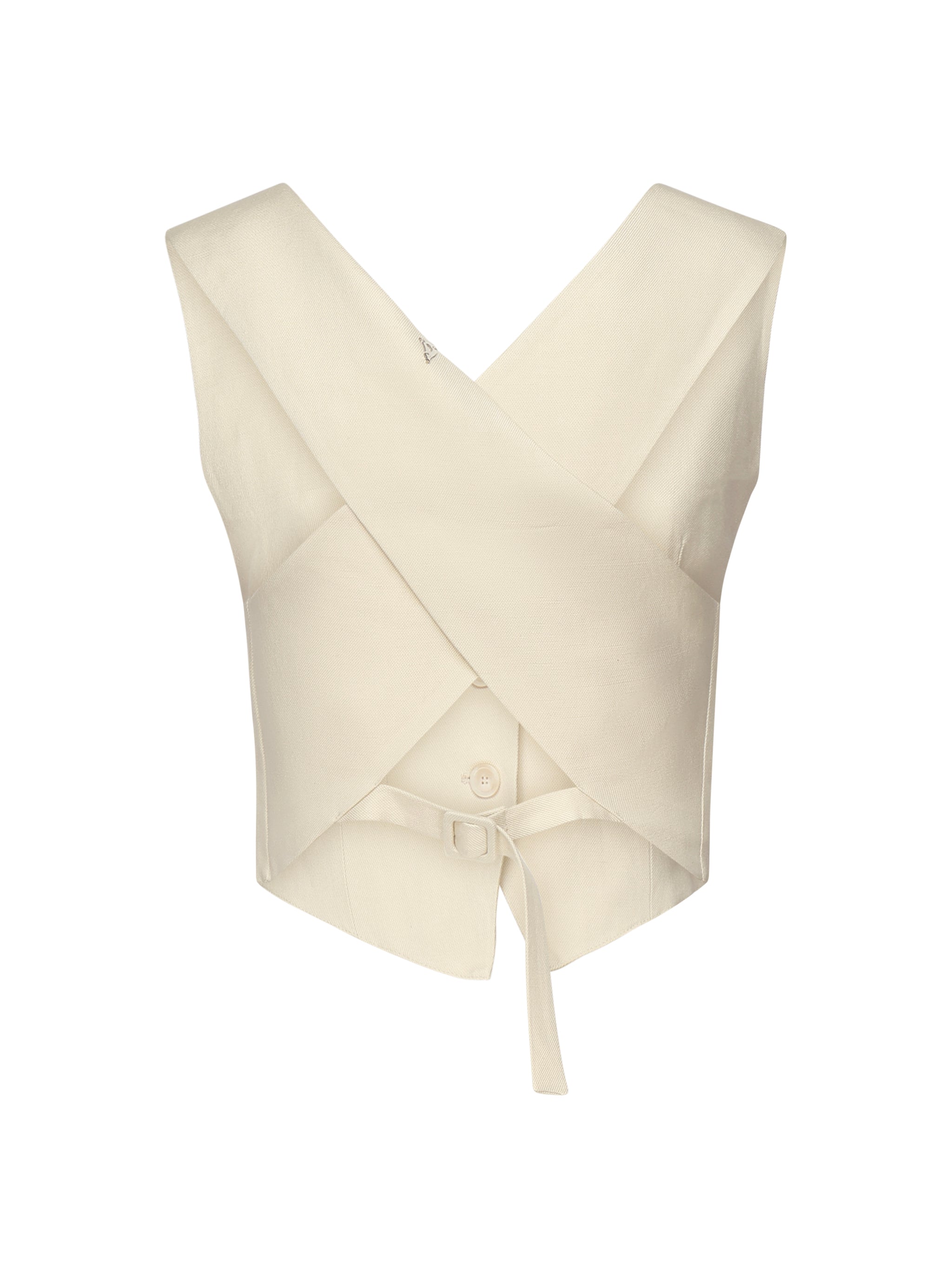 Dondup Jackets White Viscose Linen