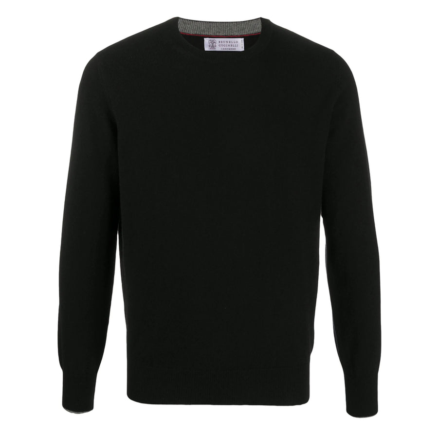 Cashmere Crew-Neck Sweater Black Jumpers