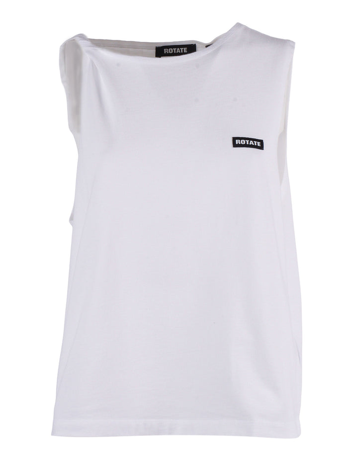 Twana Tank Top White Cotton (organic)