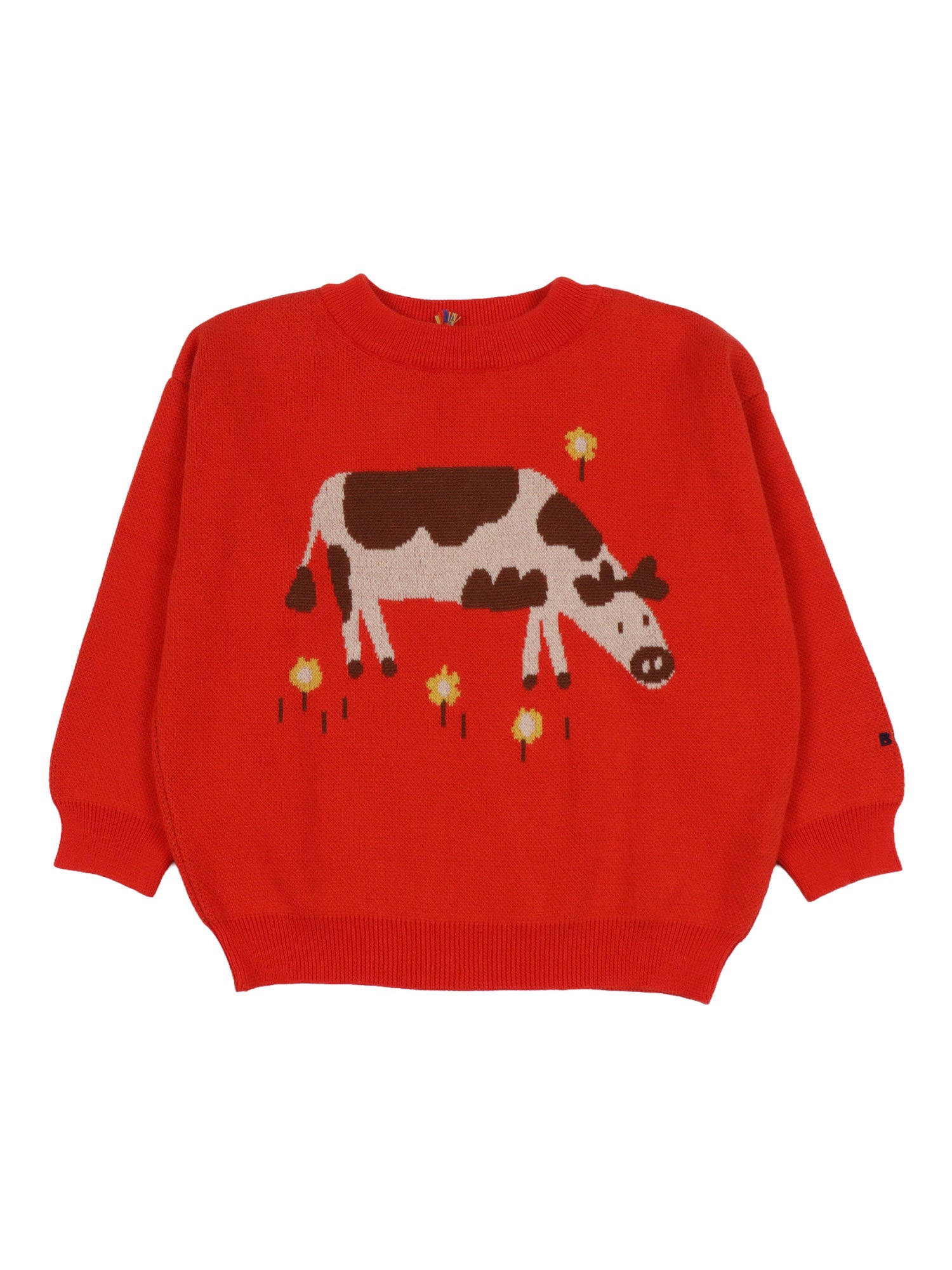 Farm Adventure jumper Red Organic Cotton Crewneck