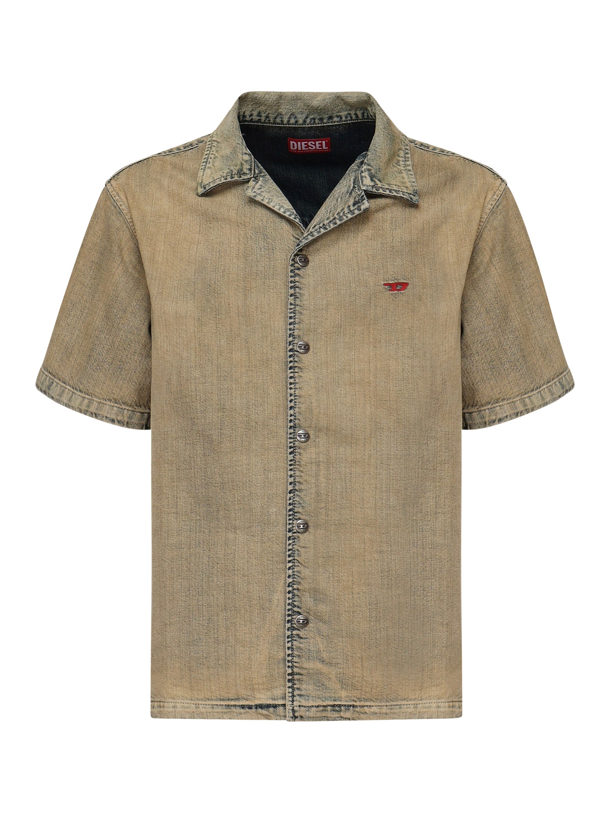 Diesel Shirts Blu/send Cotton