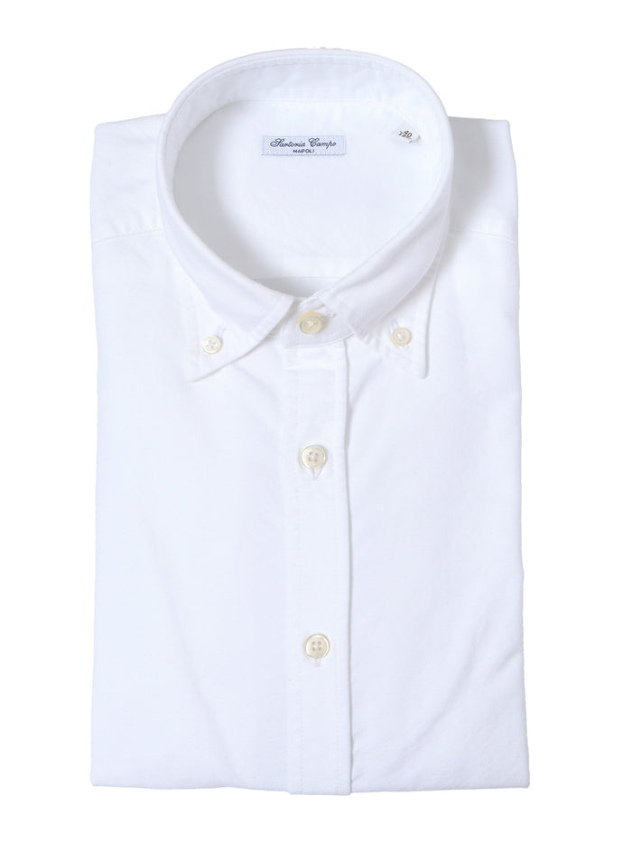 Button-down shirt White Cotton