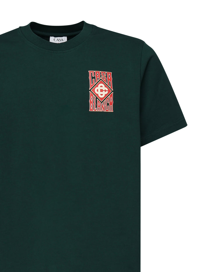 Casablanca T-Shirts And Polos Green Cotton