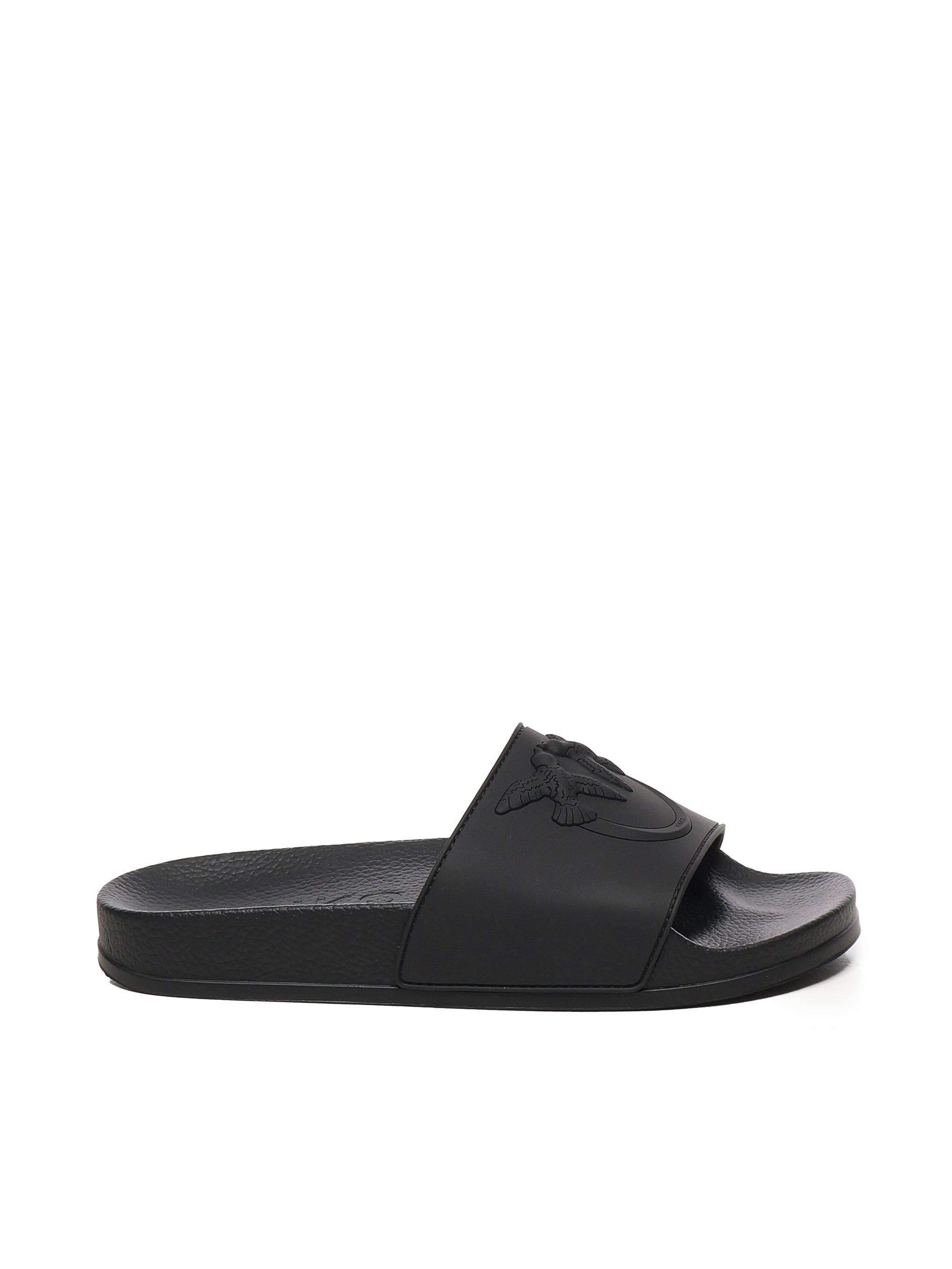Pinko Sandals Black Pvc