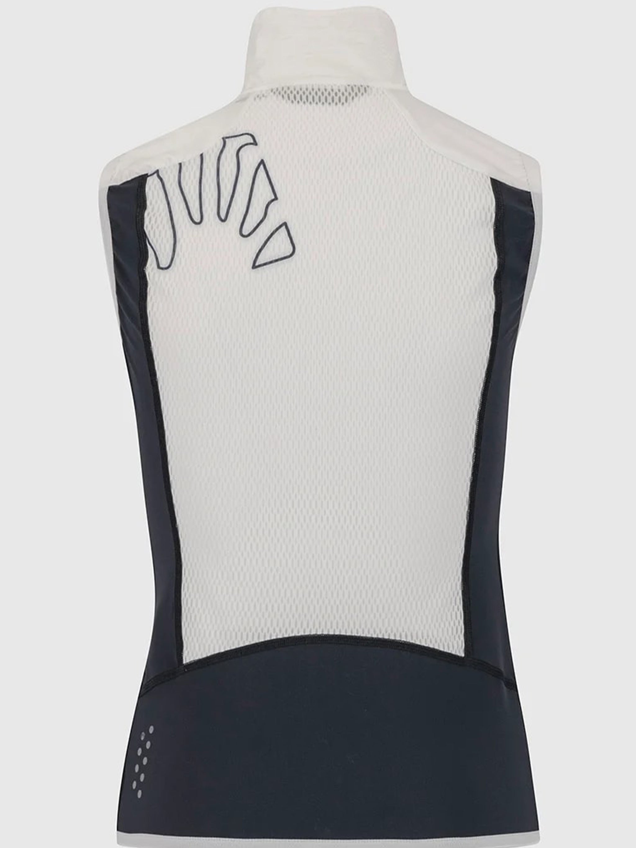 Lavaredo W Vest Bright White Ombre Blue Gilet
