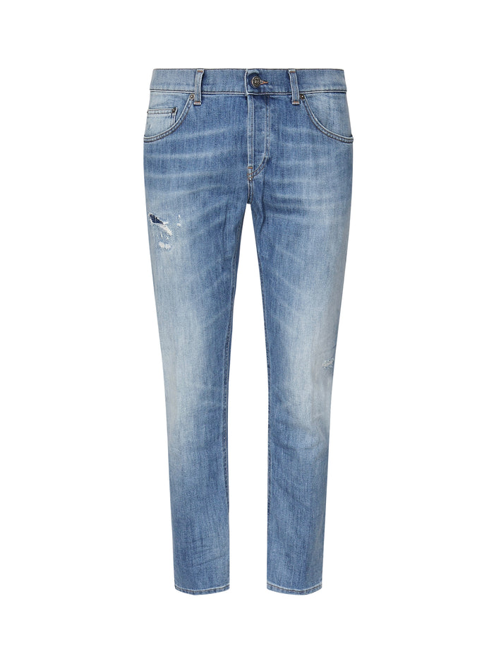 Dondup Jeans Blue Cotton