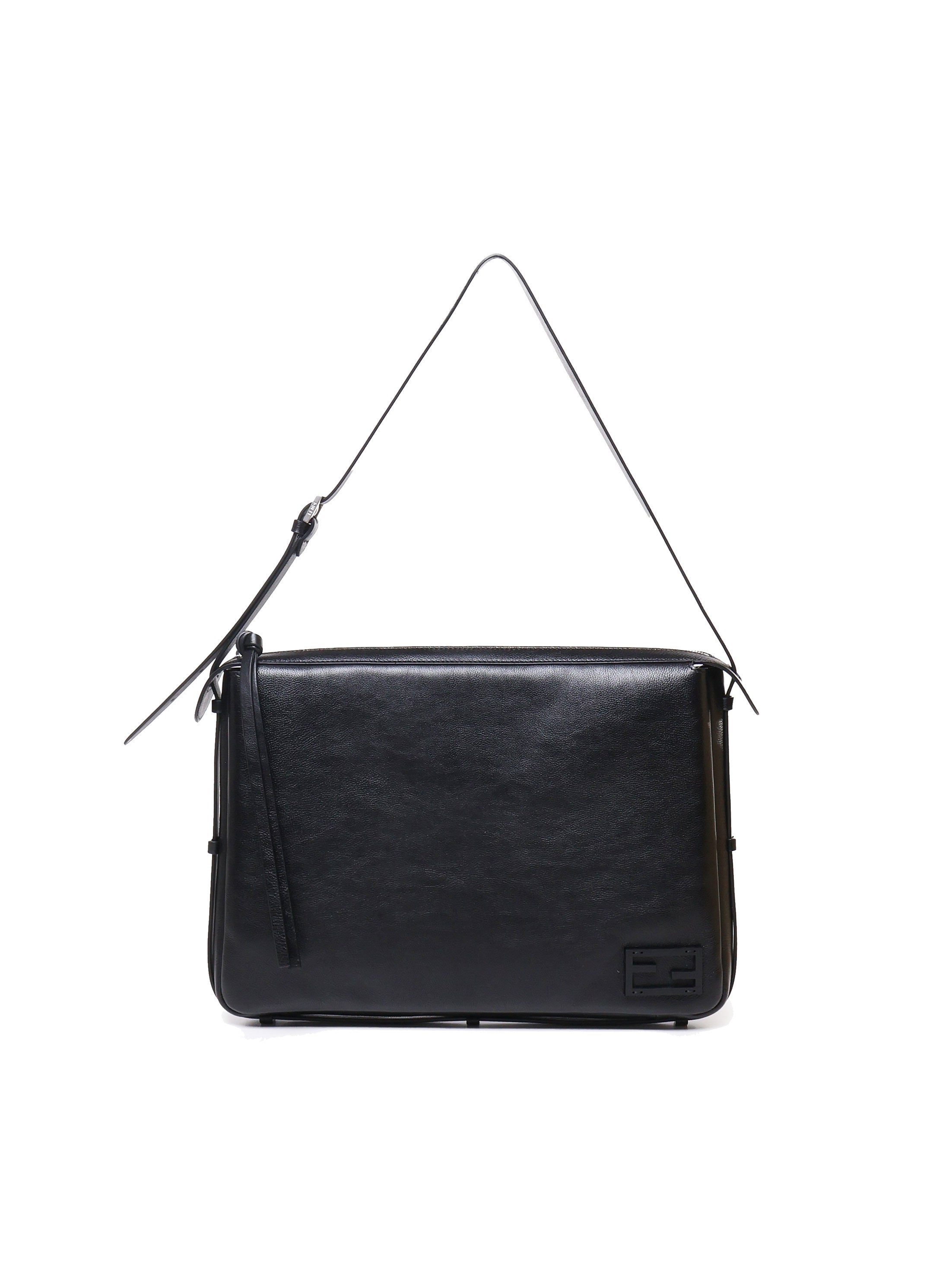 Fendi Bags Black Vit+interno:vit