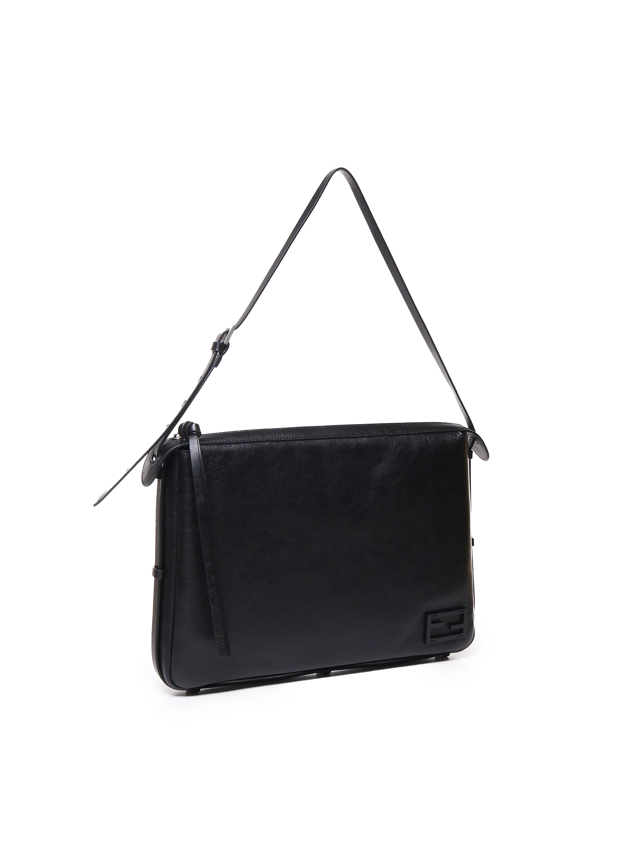 Fendi Bags Black Vit+interno:vit