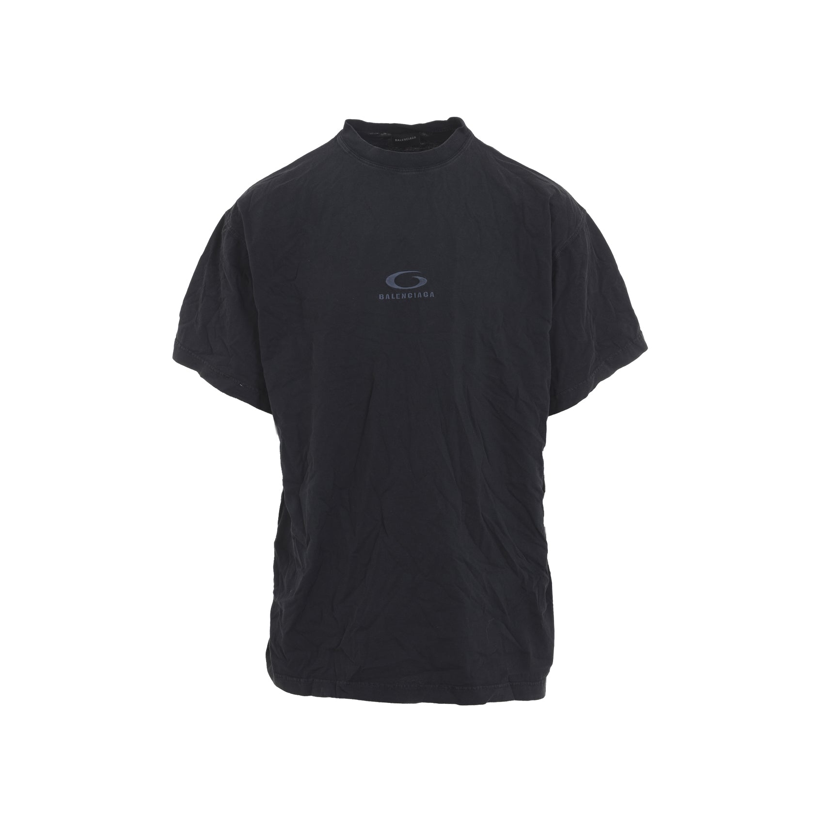 Oversized T-shirt Black Cotton Tshirt
