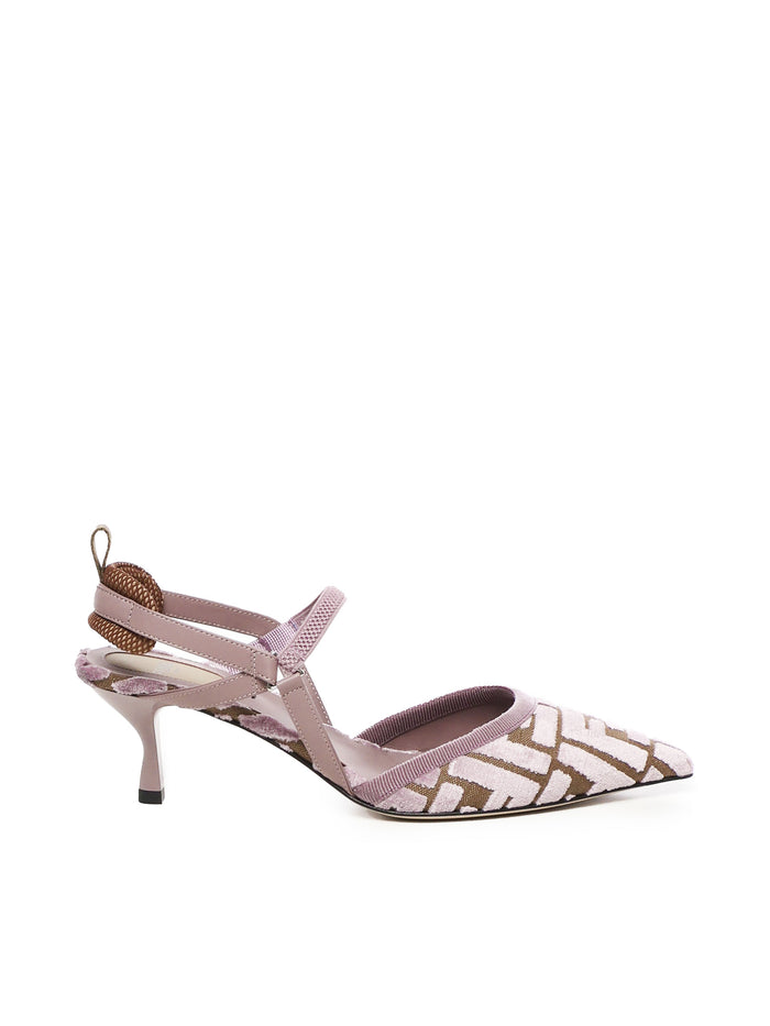 Fendi With Heel Pink Viscose