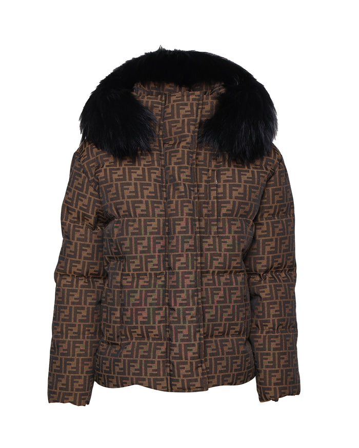 Fendi Coats Brown Polyester