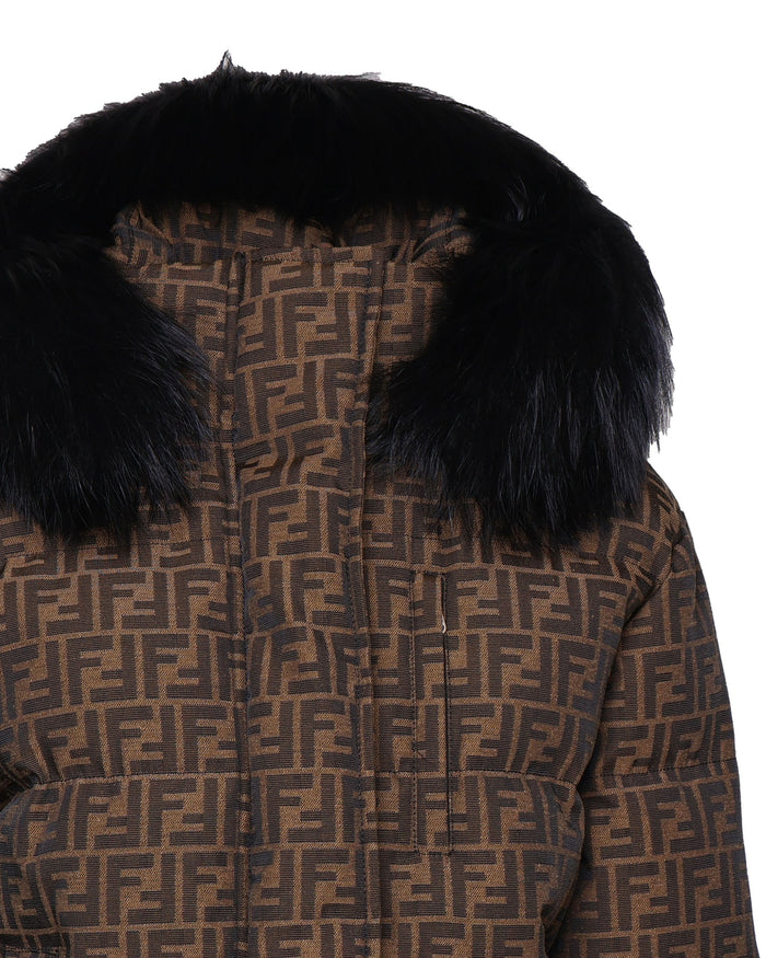 Fendi Coats Brown Polyester