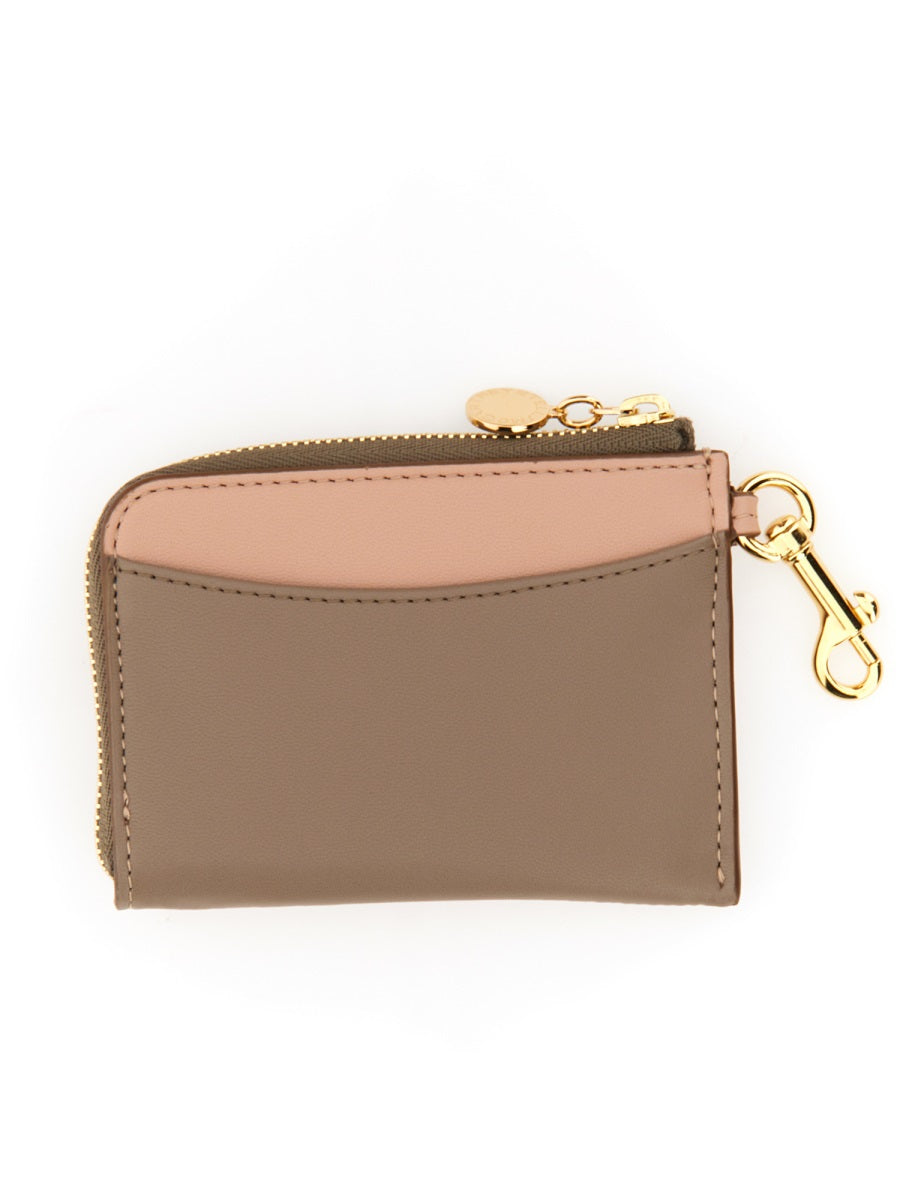 Wallet With Logo Powder Polyurethane & Purses