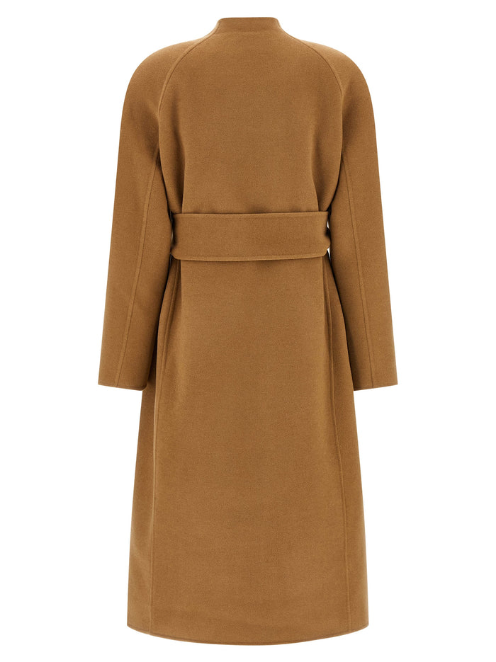 Deena coat Brown Wool Coats, Trench