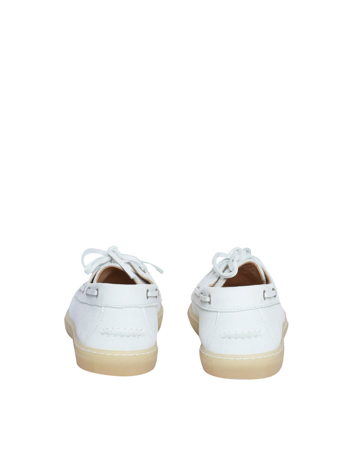 WOMAN NABUC LOAFER White Cow Leather