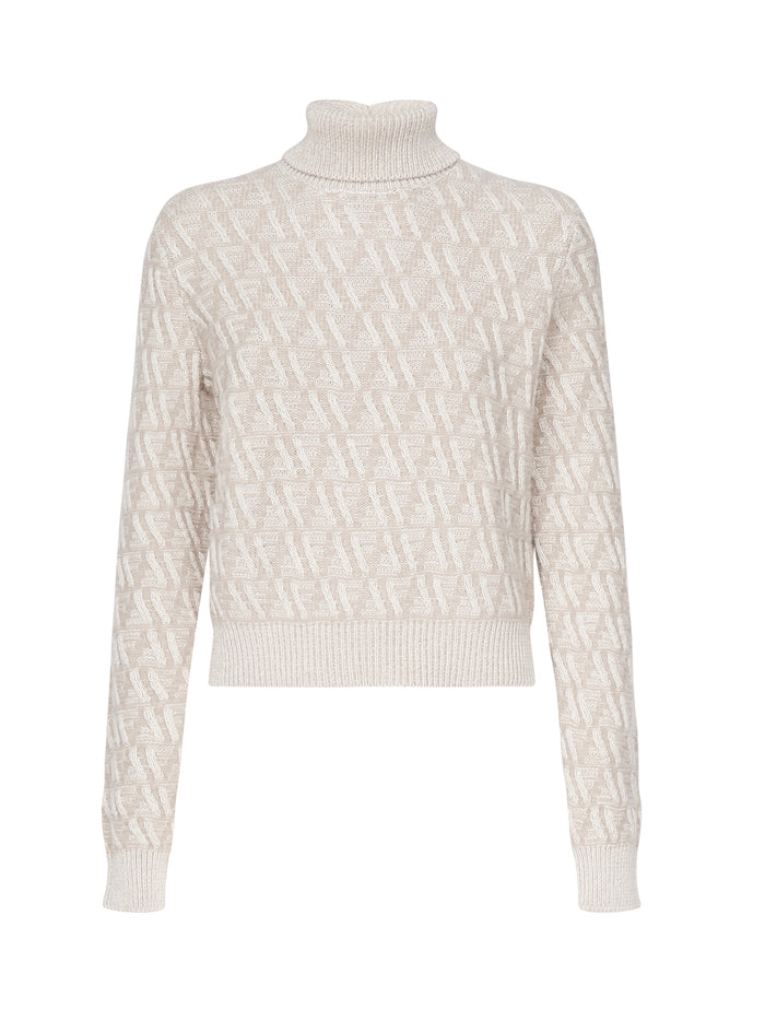 Fendi Sweaters Clay+off White