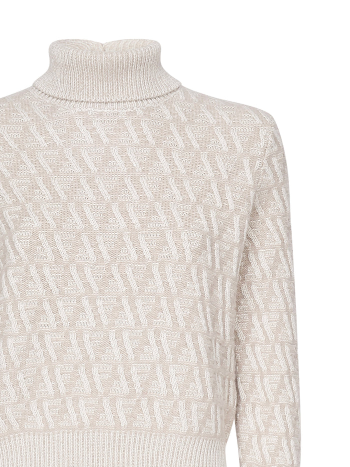 Fendi Sweaters Clay+off White