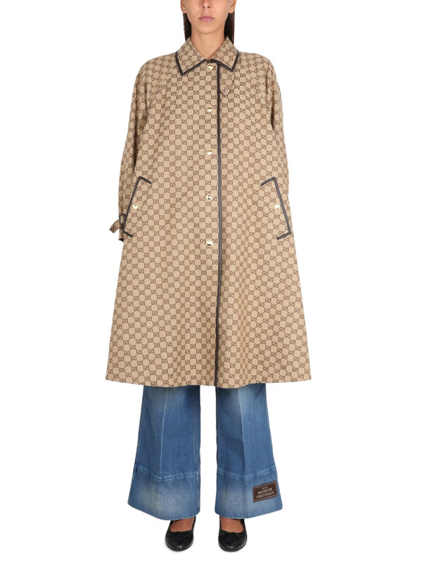 Reversible Coat Beige Cotton Trench & Raincoats