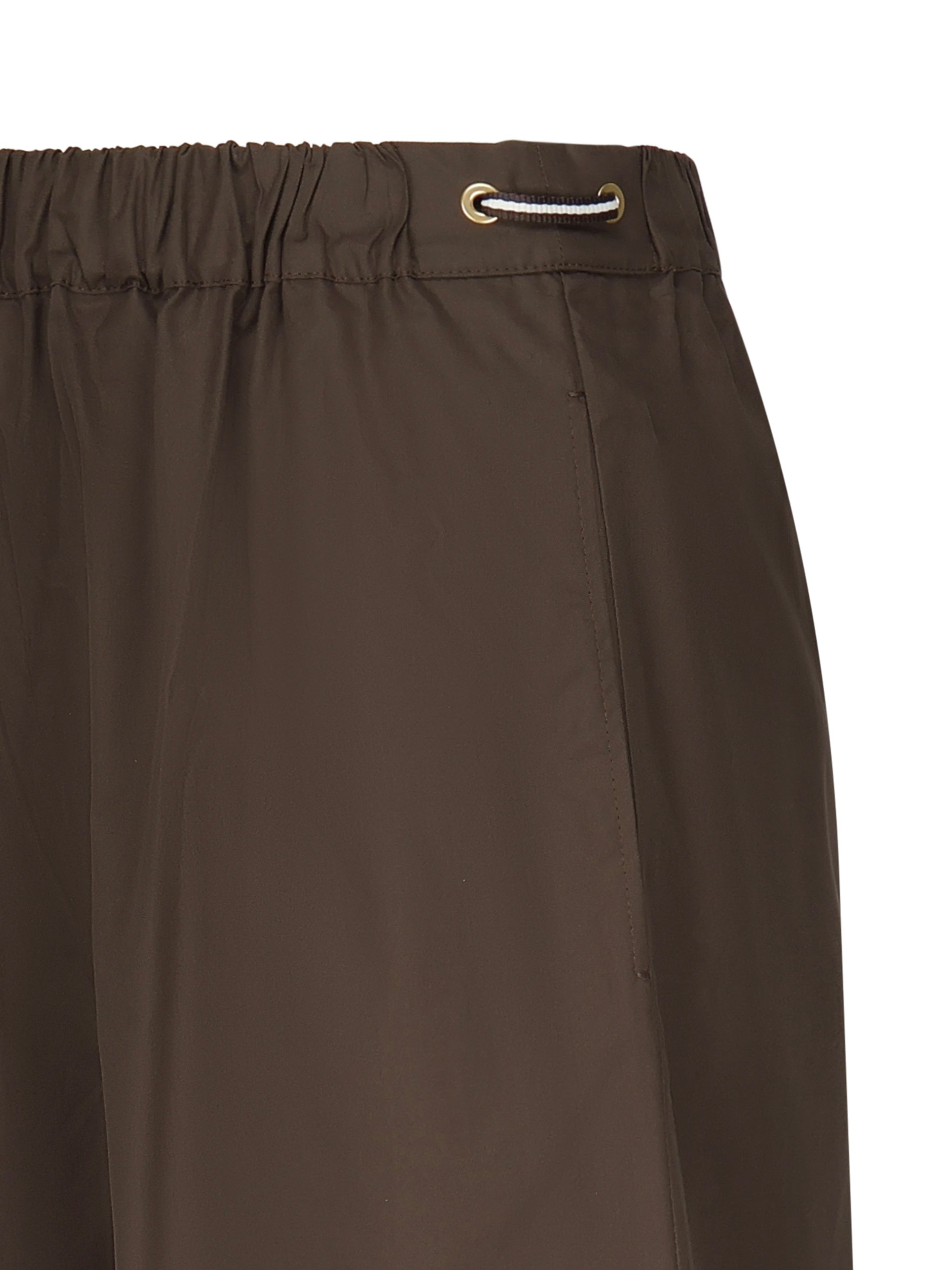 Max Mara Shorts Brown Cotton