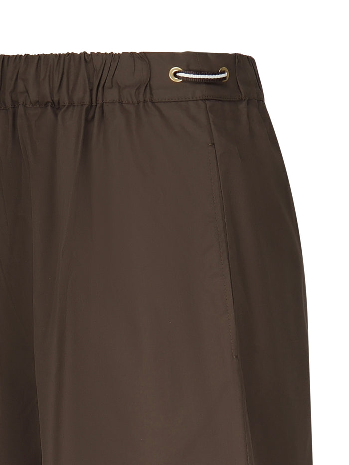 Max Mara Shorts Brown Cotton