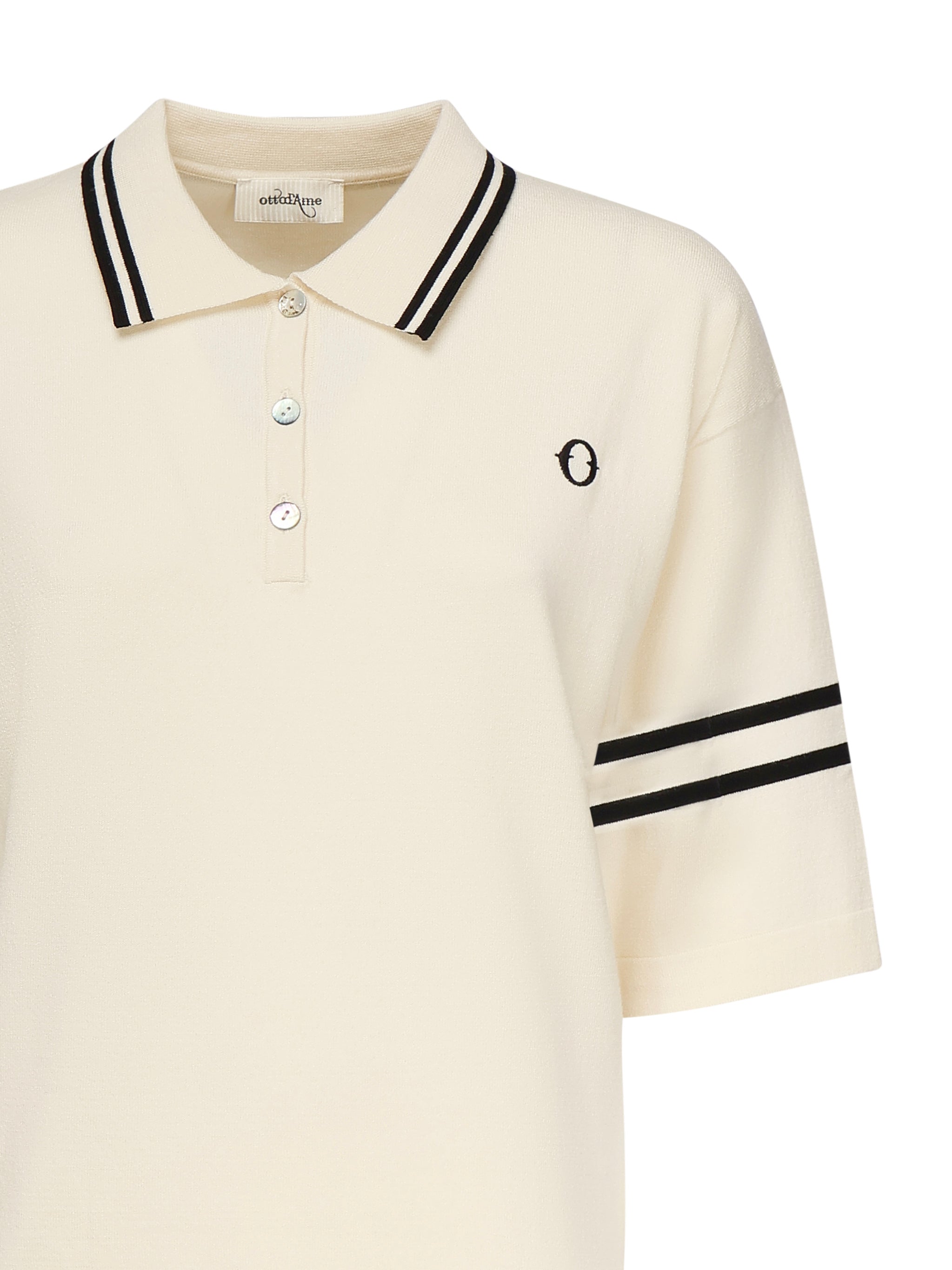Ottodame T-Shirts And Polos White Viscose Polyester