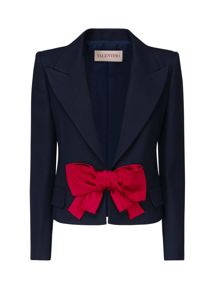 Valentino Garavani Jackets Blue Viscose
