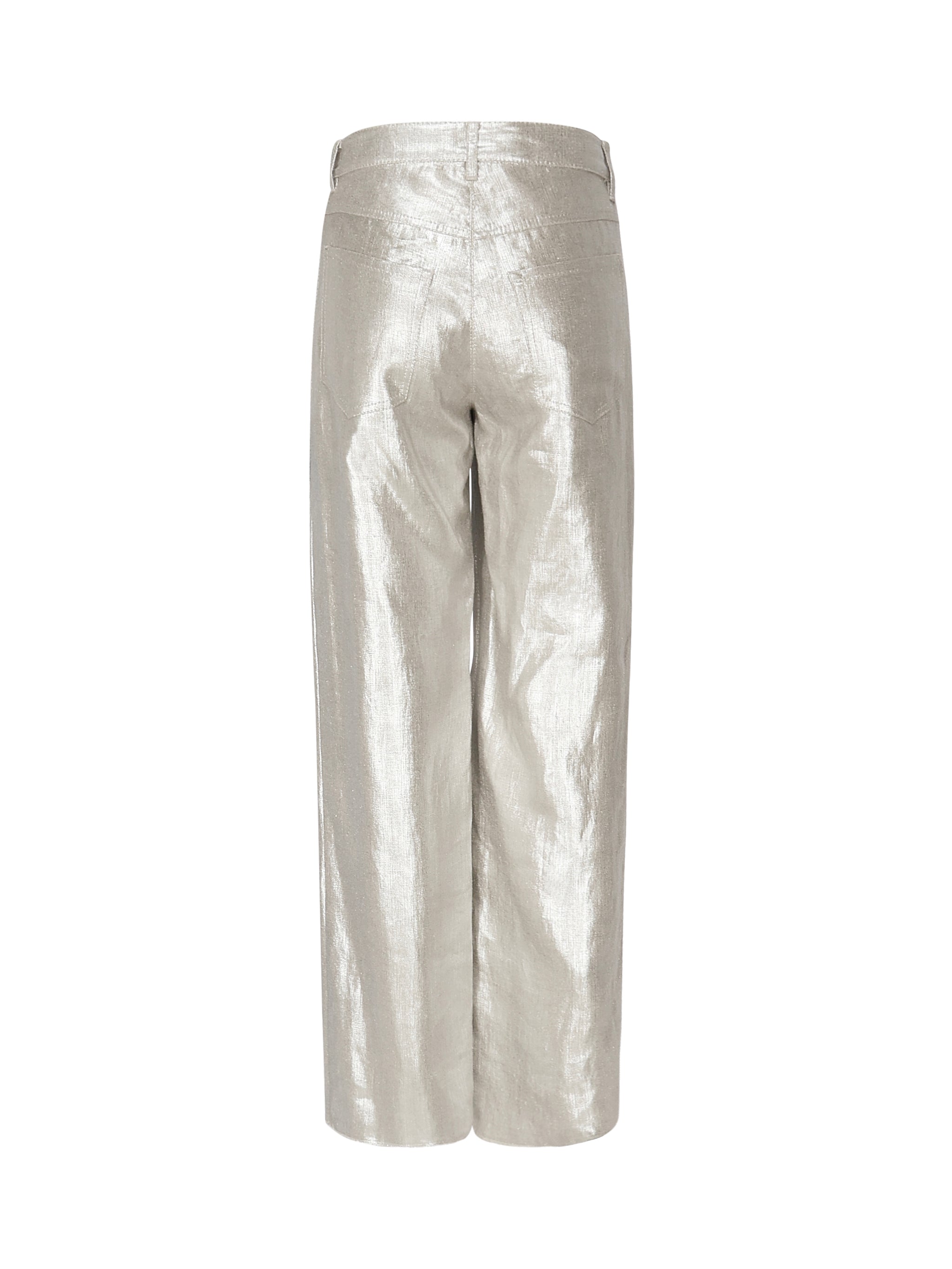S MAX MARA RTW Silver Polyester